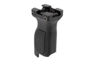 Strike Industries Angled Vertical Foregrip long model with cable management. Black version